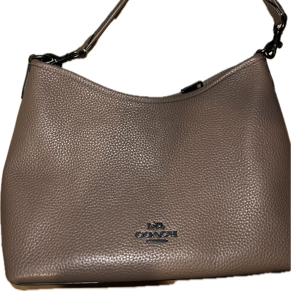 COACH  Laurel Shoulder Bag  Dark Stone